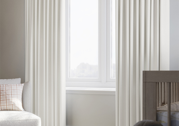 Wexley, White Cotton - Made to Measure Curtains - Image 5